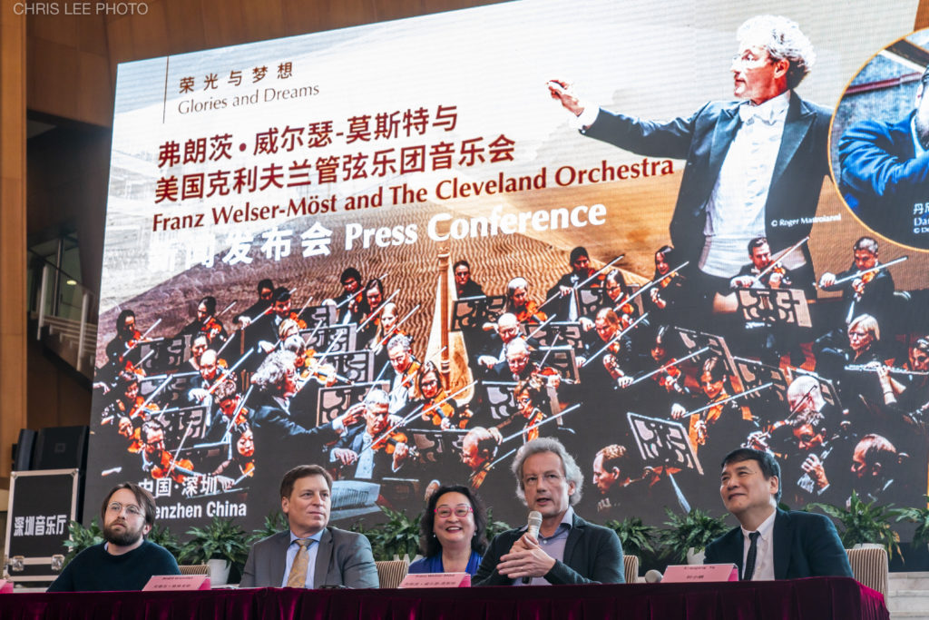 Franz Welser-Möst on tour in Shenzhen with The Cleveland Orchestra